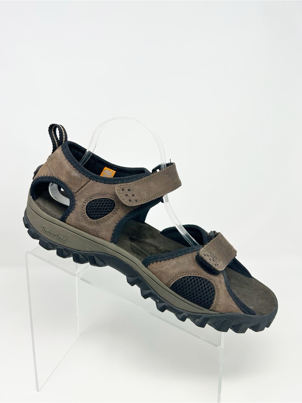 Timberland Lincoln Peak Strap Sandal Men's Brown Hook & Loop Hiking Size 11